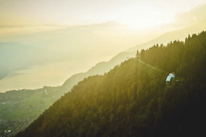 A house on a mountain