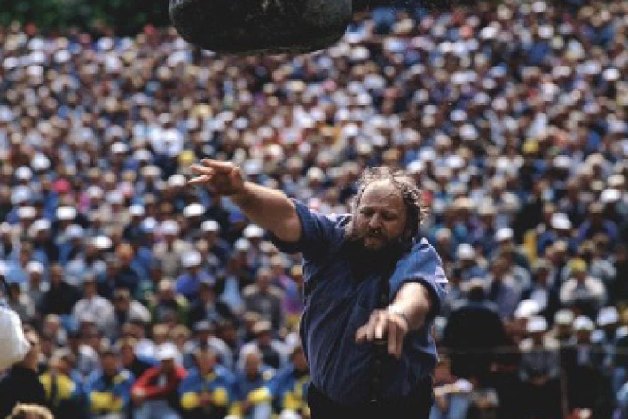 An image of a man from the Unspunnenfest in Interlaken, Switzerland