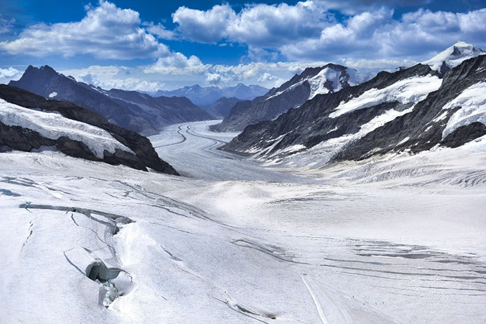 Jungfrau peak, Swiss Alps, Switzerland